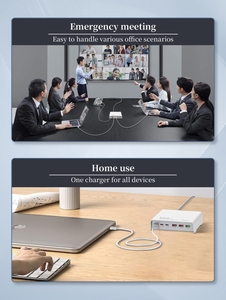 LDNIO Q605 Hot US EU UK AU Multiport <strong>USB</strong> C PD Fast Charging Desktop <strong>Charger</strong> 120W <strong>6</strong> Port 3 <strong>USB</strong> C 3 <strong>USB</strong> a for iPhone Android - Product Image 4