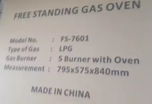 للاستخدام المنزلي كهربائي مع 4 شعلات وفرن حراري جديد للمطبخ وظيفة شواء وعاء طهي صناعي - Product Image 5