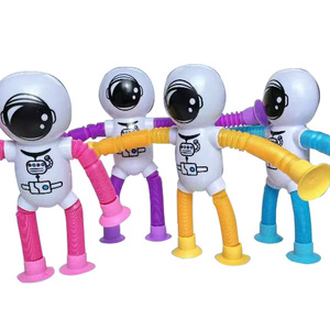 Jouet éducatif anti-stress pour enfants, tire-tuyaux télescopique multifonction à ventouse, jouet extraterrestre - Product Image 5