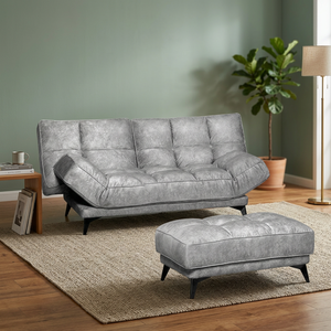 High Quality Modern Living Room Hotel Bedroom <b>Sofa</b> Bed with <b>Memory</b> <b>Foam</b> Futon Convertible Pouf EMERALD Model 53kg - Product Image 3