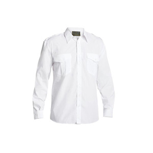 Camisas de <span class=keywords><strong>piloto</strong></span> para hombre Uniformes DE TRABAJO Camisas de vestir charreteras de manga larga - Product Image 4