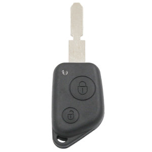 Étui de remplacement pour télécommande à 2 boutons pour <span class=keywords><strong>PEUGEOT</strong></span> <span class=keywords><strong>406</strong></span> 306 Fob lame de <span class=keywords><strong>clé</strong></span> non coupée - Product Image 1