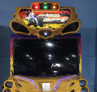 Machine de jeu simulateur de conduite de moto arcade Super Bike 2 FF à moteur, avec construction métallique et version anglaise – Meilleures ventes