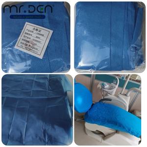 Mr.Den Venta caliente Cubierta de silla <span class=keywords><strong>dental</strong></span> desechable Juego de tres piezas desechable de tipo dividido integrado para clínicas dentales y oficina - Product Image 5