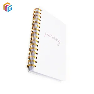 Free Sample Spiral Notebook Printing Custom Journal A5 Size Off Set Paper Wire-o Binding Notebooks