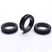 Anneau d'étanchéité rond en caoutchouc de silicone double face pour sortie de câble