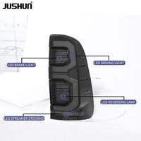 Ensemble de feux arrière JUSHUN améliorés pour Toyota Hilux VIGO 2012-2014, luminosité des feux arrière augmentée de 200%