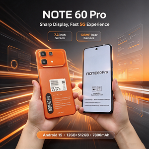 Nuevo Teléfono Note 60 Pro 5G Desbloqueado, Cámara HD de 108MP, Batería de Larga Duración de 7800mAh, Teléfono Inteligente Android 15 - Product Image 1