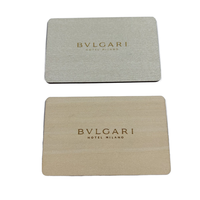 Carte-clé d'hôtel en bois de cerisier écologique FSC de luxe, 13,56 MHz RFID, carte de contrôle d'accès en bois pour système de serrure de porte d'hôtel