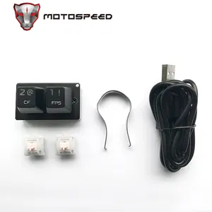 Motospeed K2ปุ่มกด OSU Mini แบบมืออาชีพ,คีย์บอร์ดเล่นเกมเปลี่ยนเพลงได้มีปุ่มกดแบบมีสายสำหรับนักเล่นเกม OSU