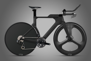 <span class=keywords><strong>Bicicleta</strong></span> <span class=keywords><strong>de</strong></span> Contrarreloj T3 <span class=keywords><strong>de</strong></span> Fibra <span class=keywords><strong>de</strong></span> Carbono, WheelTop TX <span class=keywords><strong>de</strong></span> 24 Velocidades con Sistema Electrónico Inalámbrico Di2, 700C, <span class=keywords><strong>Bicicleta</strong></span> <span class=keywords><strong>de</strong></span> Carretera Aerodinámica para Triatlón y Contrarreloj - Product Image 6