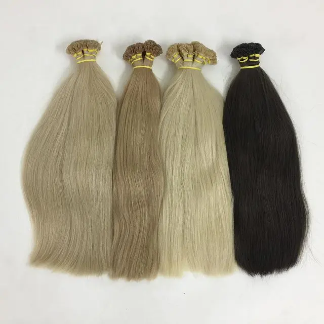 Wholesale Hot Sale Italian Keratin Vietnamese Hair Extensions Remy Double Drawn u Tip Flat Tip i Tip Hair Extension