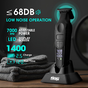 Cortadora de Cabello Eléctrica DSP con Pantalla LCD, Funciona con Batería, para Uso Doméstico, con Peines Guía - Product Image 3