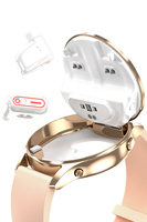 Reloj Inteligente X17mini con Auriculares Integrados, Diseño 2 en 1, Pantalla de 1.27 Pulgadas, Resistente al Agua IP67, Monitor de Ritmo Cardíaco, Reloj Deportivo de Muñeca