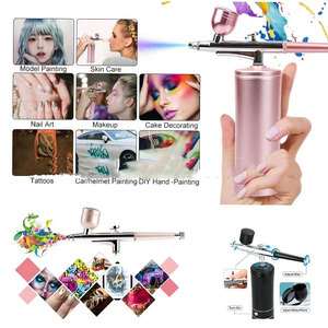 Hot Selling Multifunctional Operation Makeup Kit Compressor Wireless Charging Mini Nail Painting <b>Spray</b> Gun Cordless Gun - Product Image 5