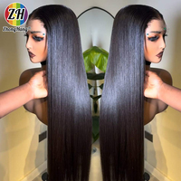 Perruques en cheveux humains vierges indiens bruts en gros, perruques frontales HD en dentelle, perruques en dentelle pour femmes noires, perruque en cheveux humains