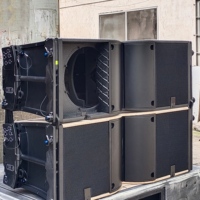 Gabinete de altavoz de sistema de sonido profesional de Color negro K3 Dual 12 pulgadas 2 vías caja de altavoz de matriz de línea pasiva para escenario