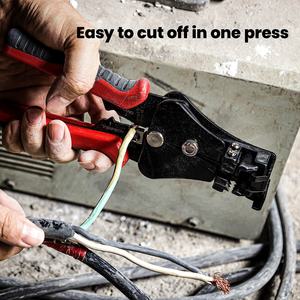 Pince à dénuder automatique/coupe-fil Pince à dénuder pour outil de sertissage électrique solide et toronné - Product Image 4