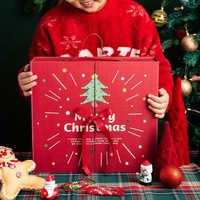 Nouveau Coffret Cadeau de Noël et d'Anniversaire, Boîtes Vides Rigides à Compte à Rebours, Boîtes Aveugles, Feuille Métallique, Disponible en Gros, Prêt à Expédier, Calendrier de l'Avent