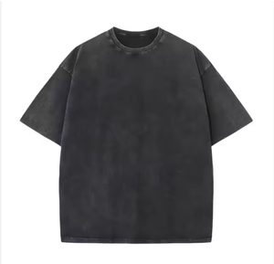 T-shirt surdimensionné pour homme, personnalisé, manches courtes, col rond, couleur unie, jersey 100% coton, coupe respirante, style décontracté - Product Image 4