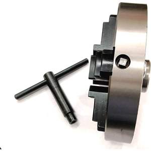Mandrin de tour à 4 mors de 6 pouces en acier allié avec mors réversibles pour machines à bois, à métaux, de perçage, de meulage et de fraisage - Product Image 2