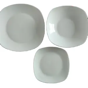 Stock 1# 18pcs porcelain porcelain plates sets/ dinnerware service for 6