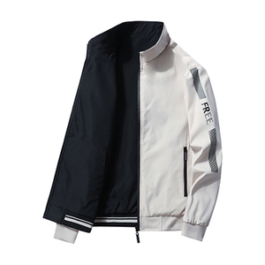 Customized Logo ODM Zipper Closure Polyester Spandex/Bamboo Fiber Double-sided <b>Long</b> Hooded Windproof Men's <b>Winter</b> Casual <b>Jacket</b> - Product Image 5
