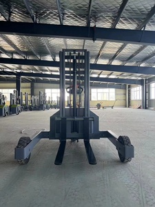 Chariot élévateur électrique avec mât monophasé, longueur de fourche 1500 mm, pneus pleins, batterie au plomb-acide, utilisation en intérieur, usine de fabrication - Product Image 4