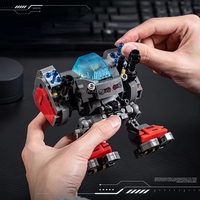 JD022 Nuevo Set de Bloques de Construcción StarCraft II Robot MOC, Juguetes Educativos Montessori de Partículas Pequeñas, Regalo de Bloques de Construcción