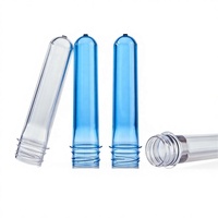 Préformes en résine PET de qualité alimentaire multi-tailles 18g 22g 26g 32g, volume personnalisé, gravure de logo disponible, préformes de bouteilles PET
