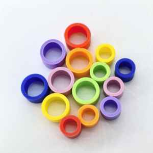 Alat Identifikasi Instrumen Gigi Ouwen Bulk - 100PCS Cincin Identifikasi Oral Multi-Warna Cocok untuk Pinset/Probe - Product Image 1