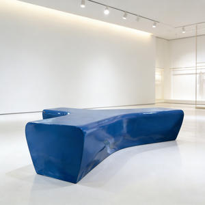 Y2007 Modern Fiberglass Tree <b>Planter</b> with Integrated <b>Bench</b> Outdoor Seating for Parks Hospitals Shopping Malls - Product Image 2