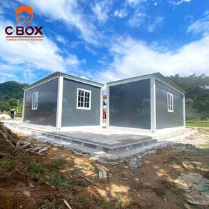 Cbox Wholesale 20ft <b>Black</b> Single Tiny Homes Prefab Modular Office Temporary Warehouse Prefab Detachable Container House - Product Image 5