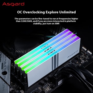 Asgard Valkyrie Blowing DDR4 Strip ringan, memori Desktop 32G/6000/6400 untuk Server <span class=keywords><strong>Laptop</strong></span> Gaming digunakan kapasitas 32GB - Product Image 5