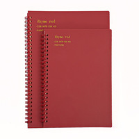 Carnet A5 en PP, carnet à spirales, journal ligné, cahier d'exercices pour étudiants, cahier scolaire, en stock