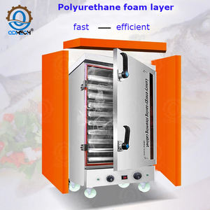 QDMECH fabbrica offerta commerciale a Gas piroscafo per riso macchina 12 vassoio professionale a vapore per riso a Gas - Product Image 4