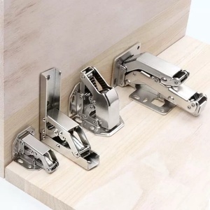90 Degree Concealed Steel Iron Bridge Frog <b>Door</b> Hinge for Kitchen Cabinets Punch-Free for Home Furniture Use - Product Image 1
