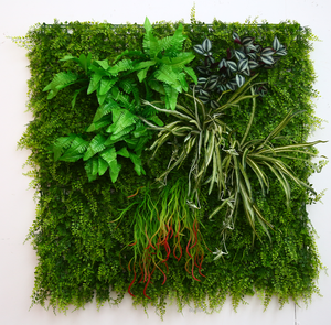 Piante Artificiali da Parete 100cmx100cm, Foglie Piccole Personalizzate, Decorazione Verde per Esterni, Vendita all'Ingrosso - Product Image 4