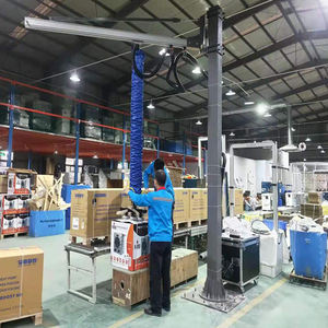 Nouveau levage par aspiration à ventouses pour panneaux de bois, pont roulant, avec pompe à vide sans huile et force d'aspiration de 3920 N pour panneaux de particules MDF - Product Image 2