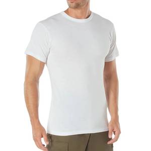 Camiseta Deportiva de Manga Corta para Hombre, Mezcla de Algodón y Poliéster, Tejido Transpirable, Color Sólido, para Gimnasio, Casual o Uso Diario - Product Image 4