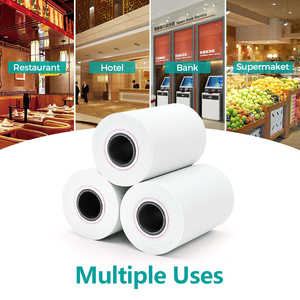 Nhà Máy Giá 57*40 mét giấy nhiệt CuộN 55gsm tiền mặt đăng ký nhận POS <span class=keywords><strong>ATM</strong></span> ngân hàng chất lượng tốt nhiệt giấy cuộn - Product Image 5