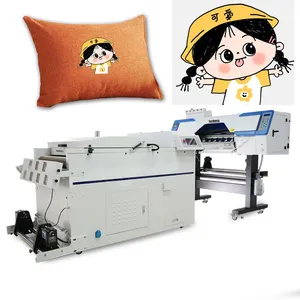 Sale Dual Head i3200 60cm Roll to Roll Heat Transfer Printer dtf t shirt printing Machine with White ink circulation system