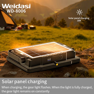 Faretto Solare <span class=keywords><strong>LED</strong></span> Weidasi ad Alta Luminosità 10w 20w 30w <span class=keywords><strong>40w</strong></span> 50w, Luce Solare <span class=keywords><strong>LED</strong></span> Portatile in ABS con Lunga Durata della Batteria - Product Image 1