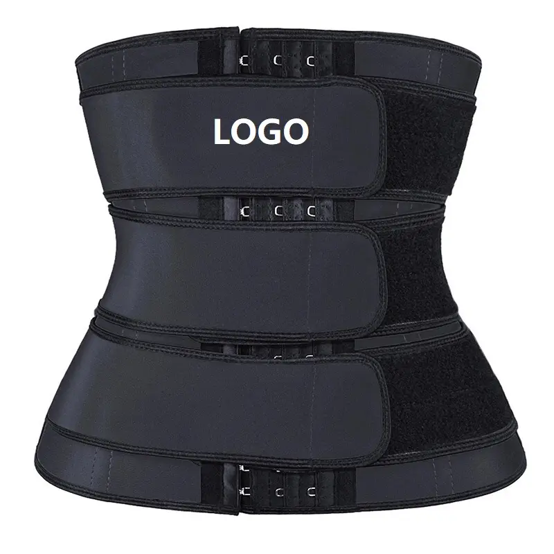 Luolisdo — ceinture amincissante, sangle en néoprène, Corset amincissant de taille, pour le sport, en plastique, avec 3 sangles, Logo personnalisable, nouveau