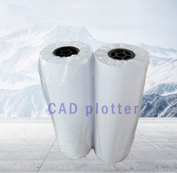 Rollos de papel premium de 80 g/m² para plotter CAD, para impresoras de inyección de tinta de gran formato y copiadoras de ingeniería.