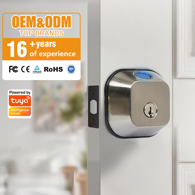 New Arrival Aluminum Alloy Smart Door Lock Waterproof Finger Recognition Locks Smart Deadbolt Fingerprint Lock