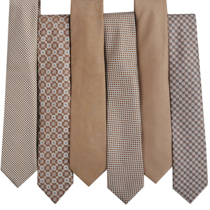 Corbata de Negocios para Hombre, Estilo Clásico, Color Caqui Retro, Personalizada de Fábrica, Corbata Color Champán para Bodas - Product Image 2