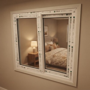 Fenêtre coulissante en PVC sur mesure, double vitrage, châssis en verre trempé, triple insonorisation pour hôtel, directement de l'usine - Product Image 1