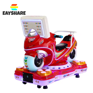 2024 nuevo estilo modelado de dibujos animados comercial música que funciona con monedas balancín coche Kiddle Ride - Product Image 1