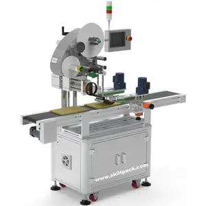 SKILT Automatic Coffee Bag Labeling Machines On Top Surface Label Applicator